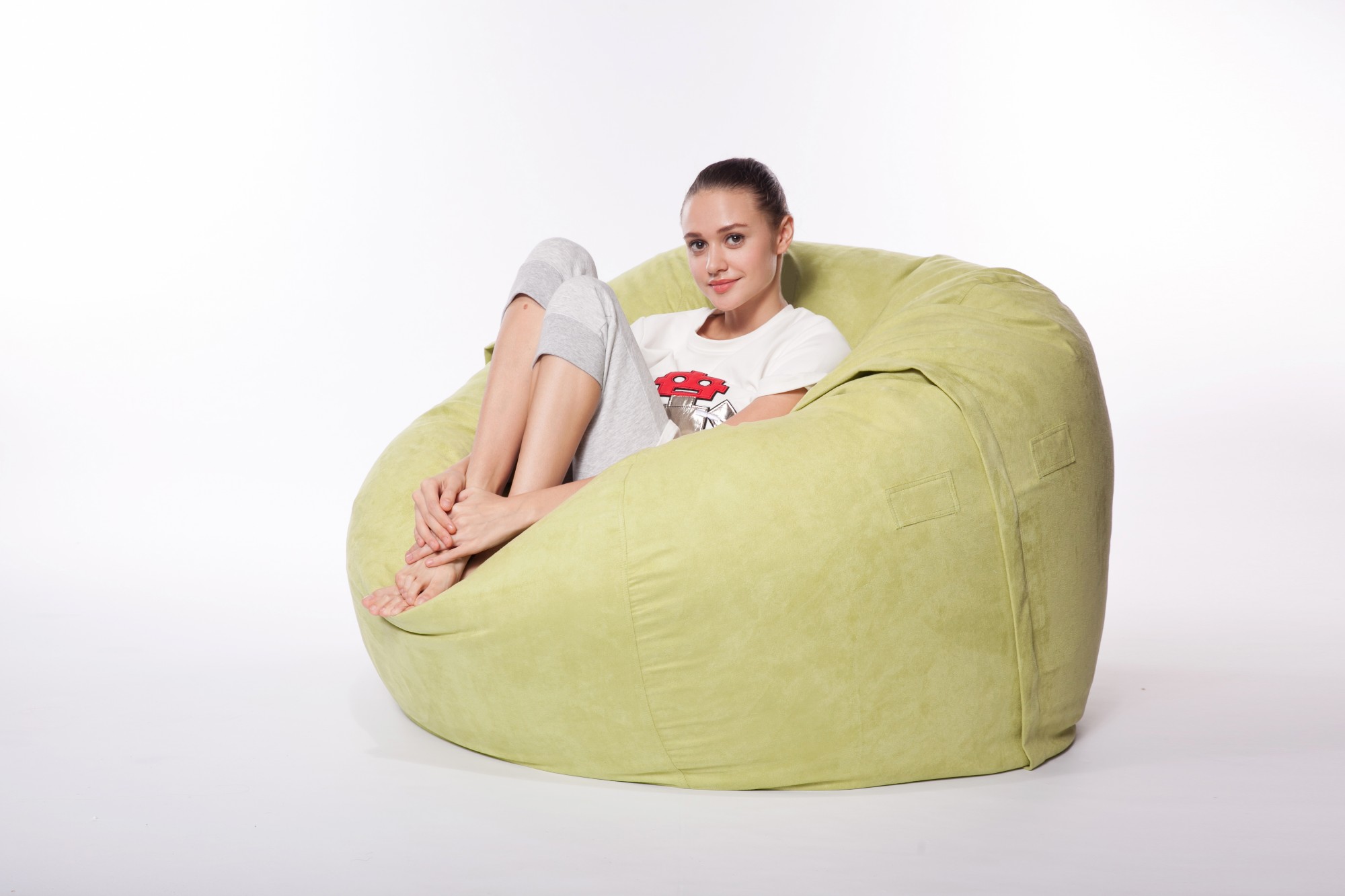 Suede Bean Bag Chair