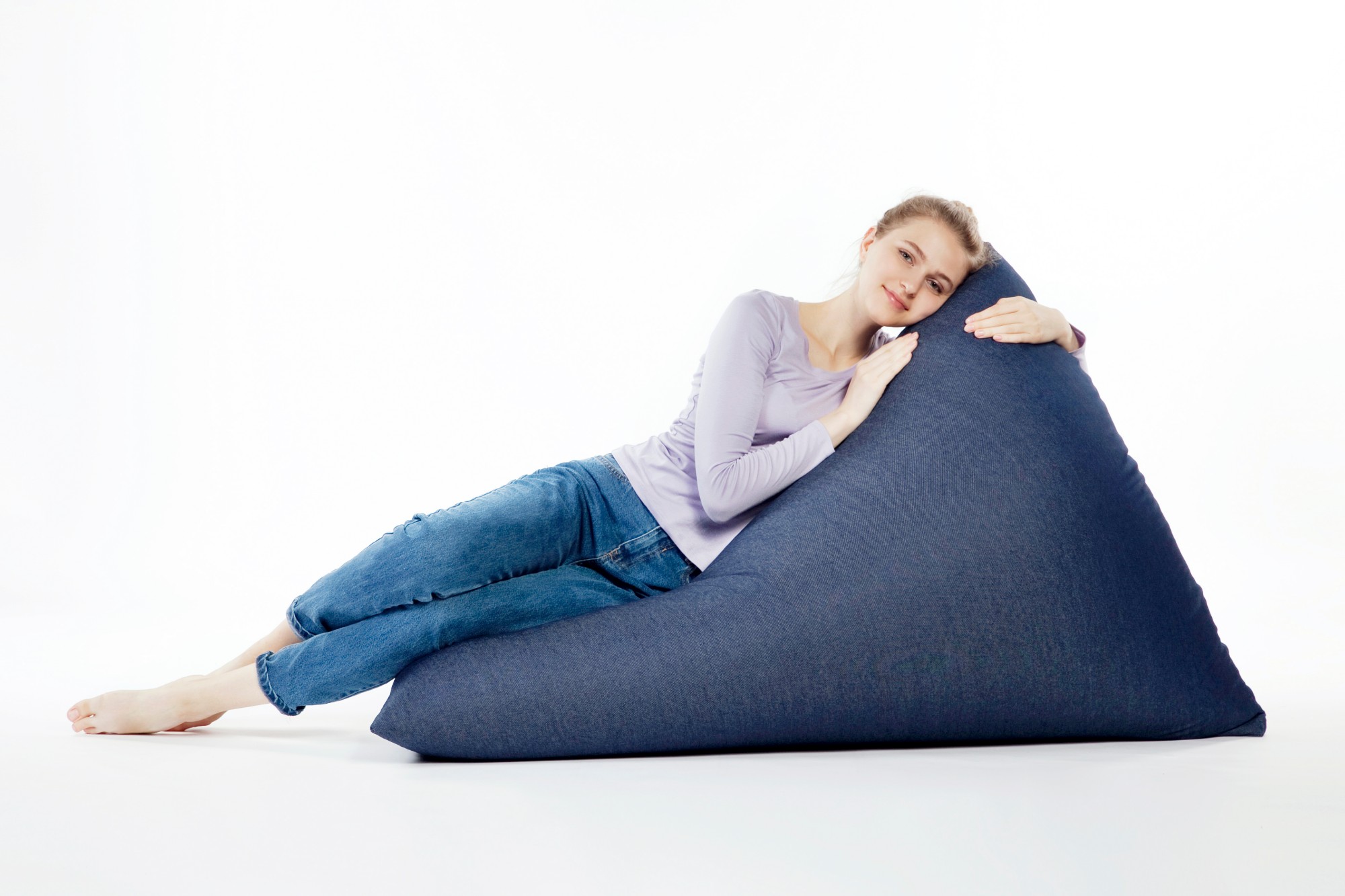 Denim Bean Bag Chair