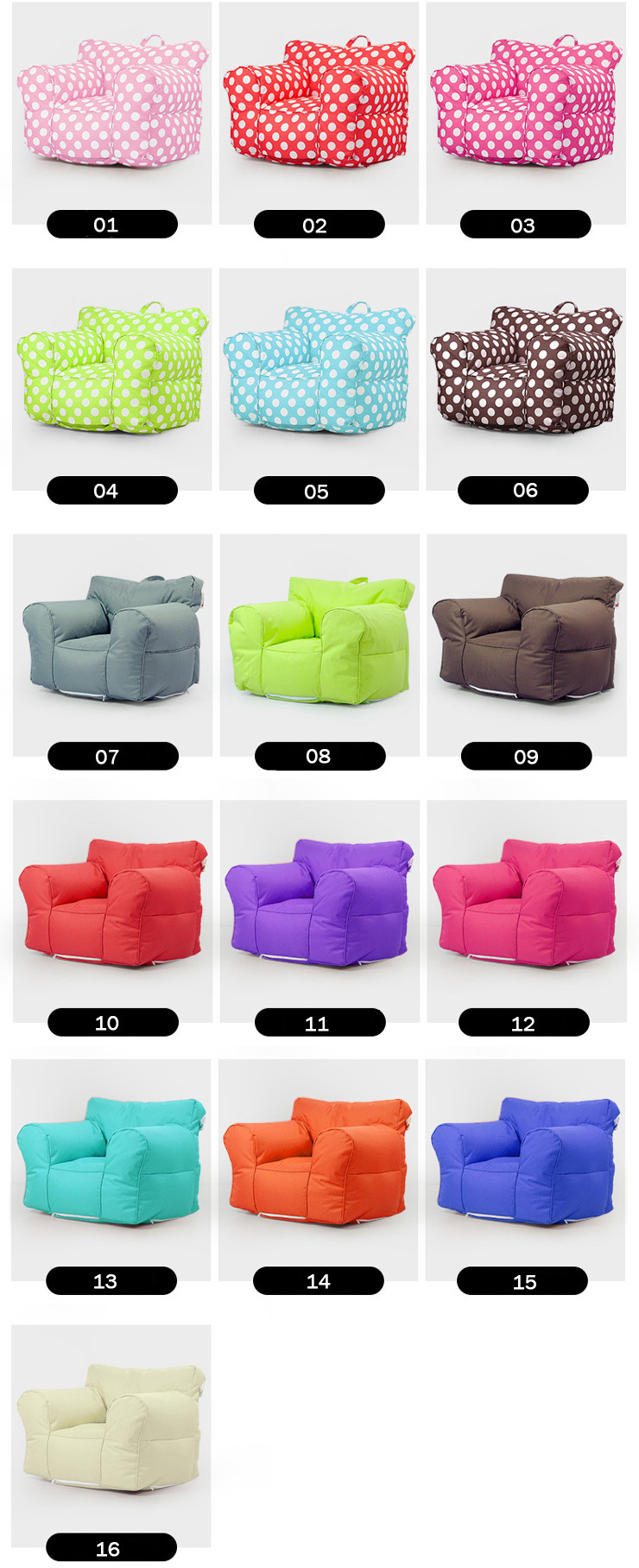 small bean bag chairs