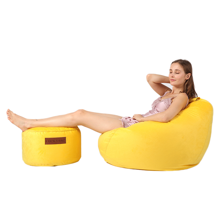 Velvet Bean Bag Chair