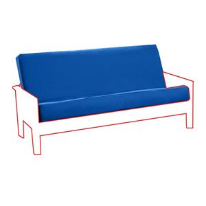 Futon Cover With 3 Sided Zipper