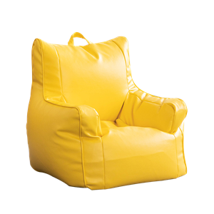 Square Children PU Leather Bean Bag