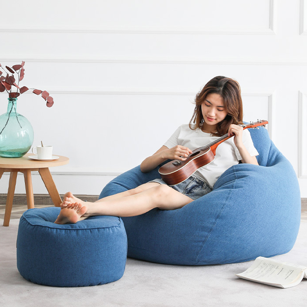 Comfortable Tear Drop Bean Bag Pouf