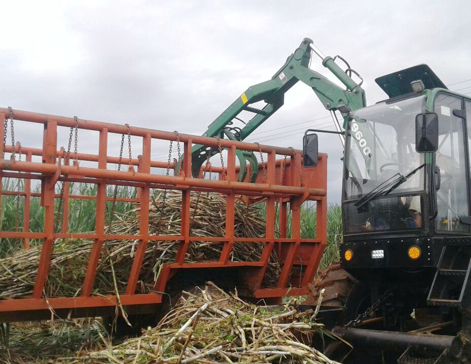 Carga de caña de azúcar John Deere Sp 1850