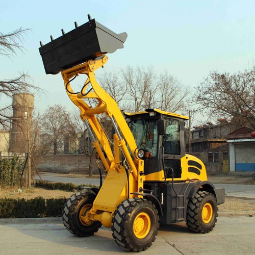 Cargador de ruedas ZL-16 con CE con carretilla elevadora y 4 en 1 cucharón