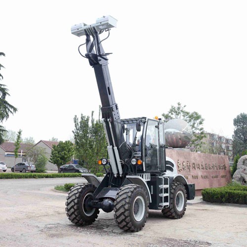 Cargador de ruedas chino telescópico compacto