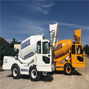 Mobile 4X4 Mini Self Loading Concrete Cement Mixer