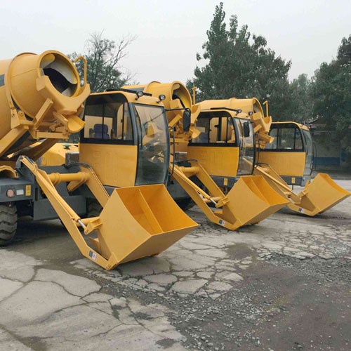 HANK 3.5 Cubic Meters Self Propelled Hydraulic Mobile Self Loading Concrete Mixer Truck Price
