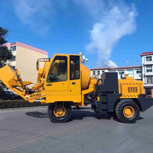 Mobile Concrete Plant With Self Loading Fuction