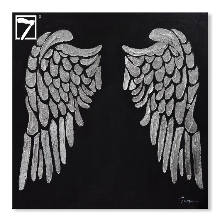 Angelic Wings Malen mit Silberfolie