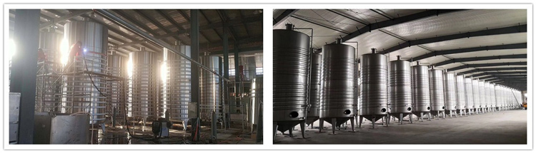 Stainless steel jacketed water tank