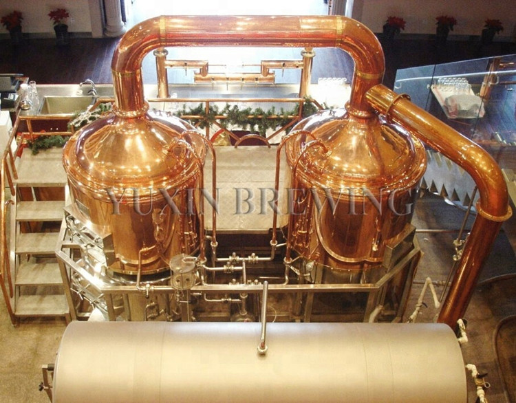 red copper beer equipment