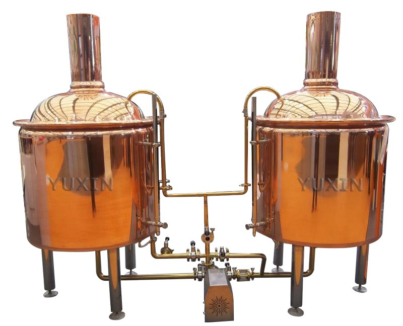 Sistema de elaboración de cerveza casera 2BBL Red Copper