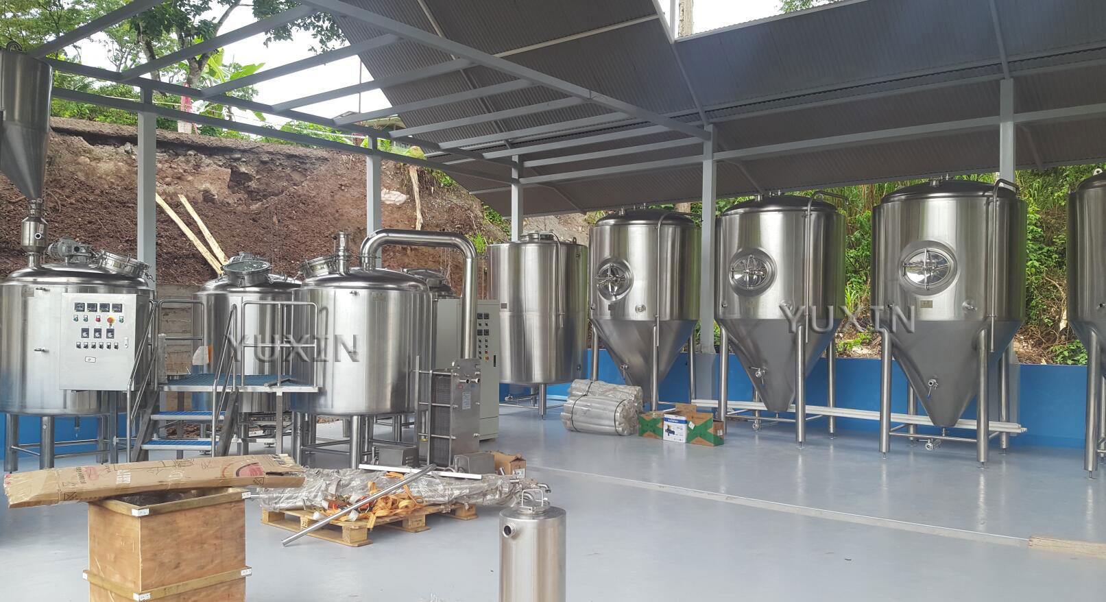 1000L Brewery installed in Latin America