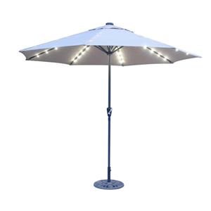 Solar Patio Umbrella With Led