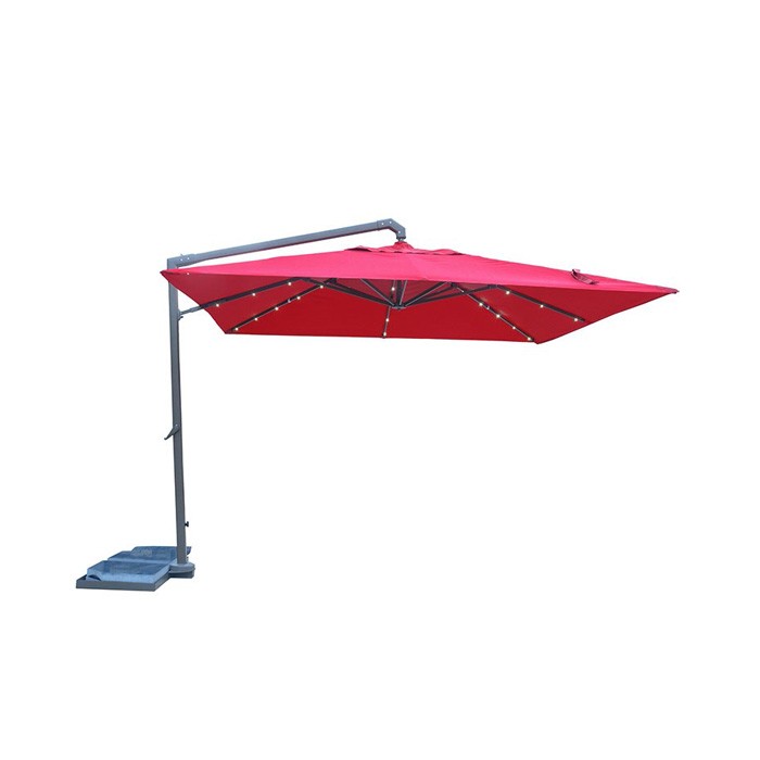 China Sunshade Custom Waterfront Outdoor Light LED Umbrella