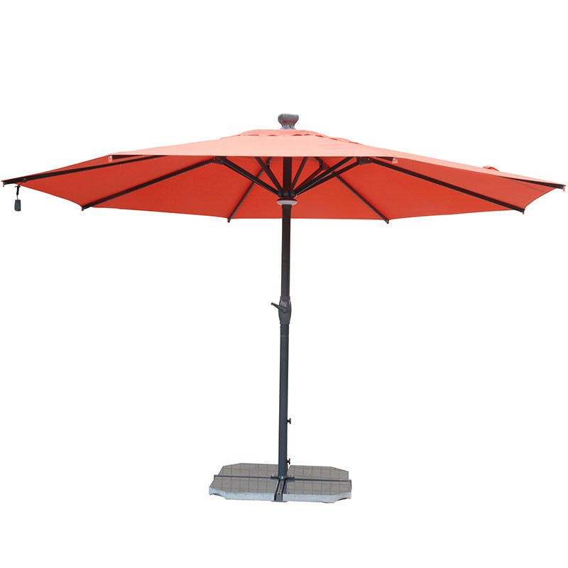 China Suppliers Custom Outdoor Straw Solar Beach Umbrella with Fringe