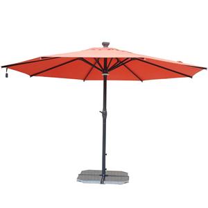 China Suppliers Custom Outdoor Straw Solar Beach Umbrella with Fringe
