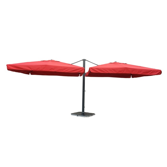 3x3 Square Outdoor Garden Side Stand Patio Offset Banana Hanging Umbrella for Sale