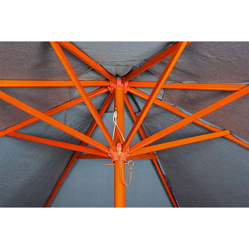 2.7M wooden market umbrella 38mm pole with pulley system Manufacturers, 2.7M wooden market umbrella 38mm pole with pulley system Factory, Supply 2.7M wooden market umbrella 38mm pole with pulley system