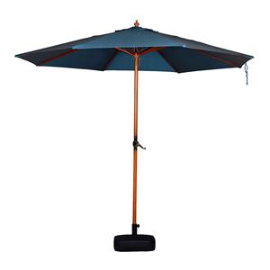 2.7M wooden market umbrella 38mm pole with pulley system