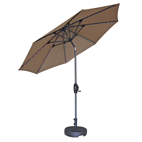 led patio umbrella