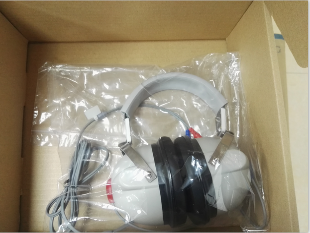 Audiometer air conduction headphone cable