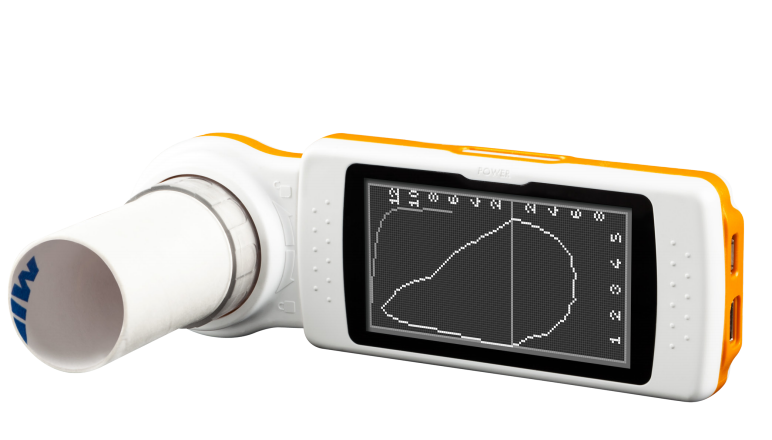 Touchscreen handheld Spirometer