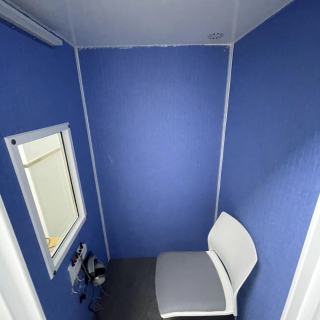 كشك قياس السمع بباب واحد