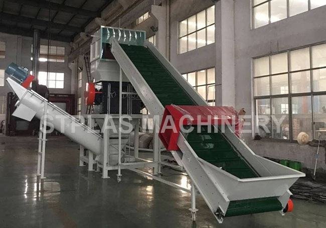 PP/PE bottle flakes recycling line