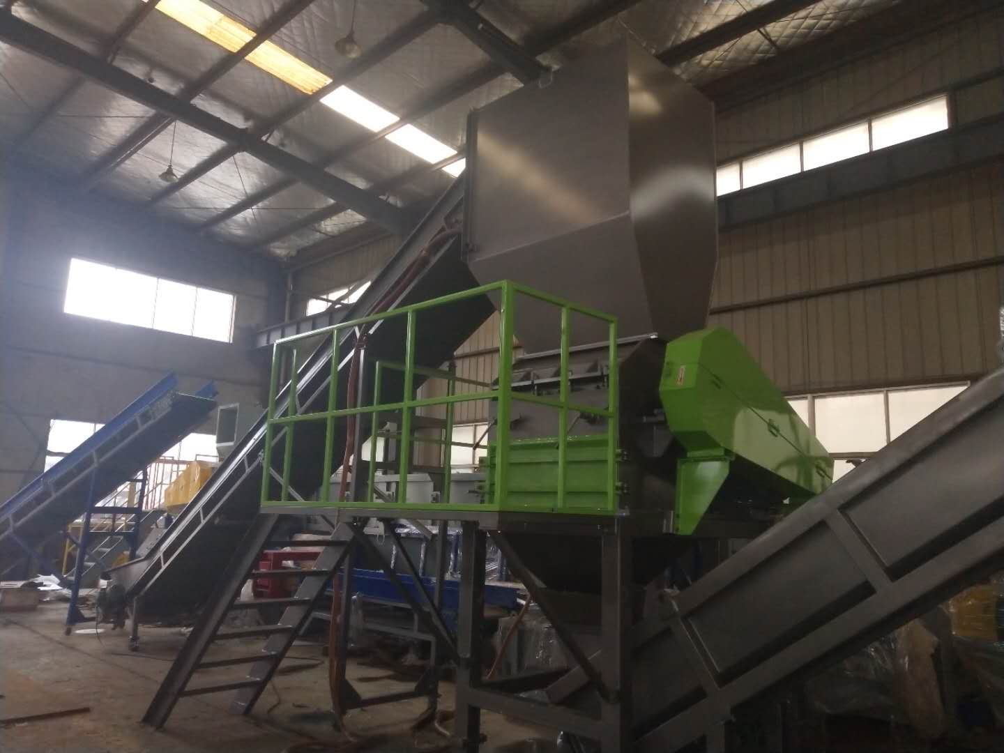 Preparing Shipment: PP PE film recycling line