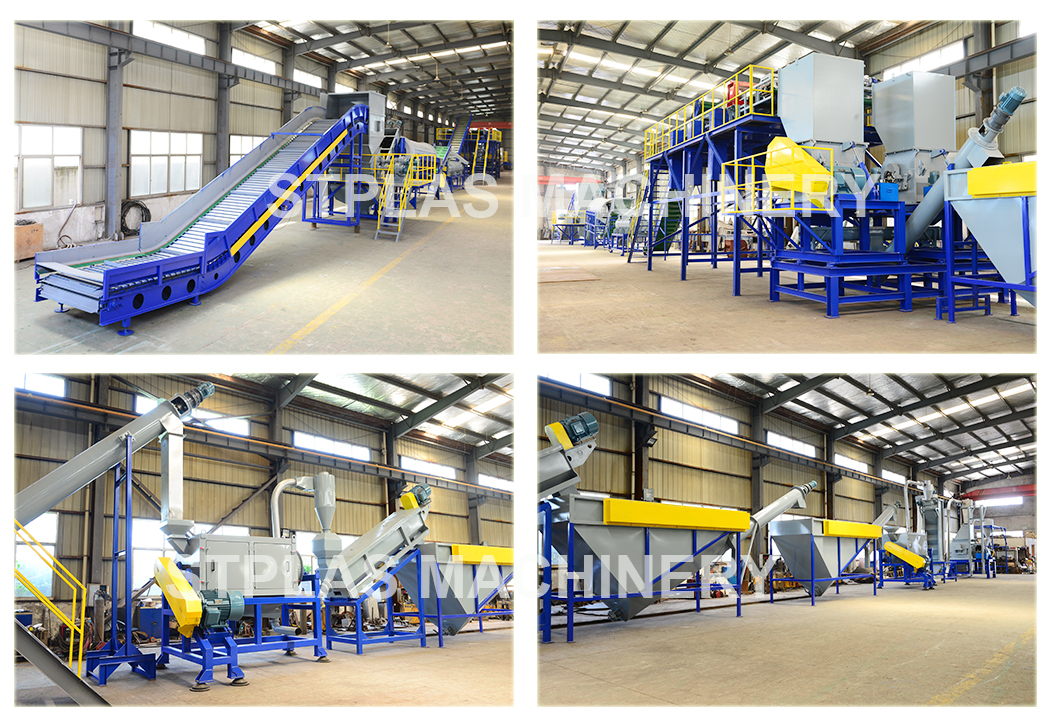 Anti aging Automatic PET Plastic Recycling Machine