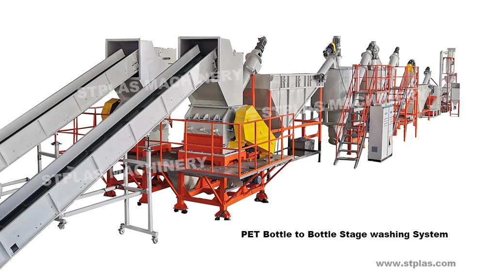 Beverage bottle recycling machine