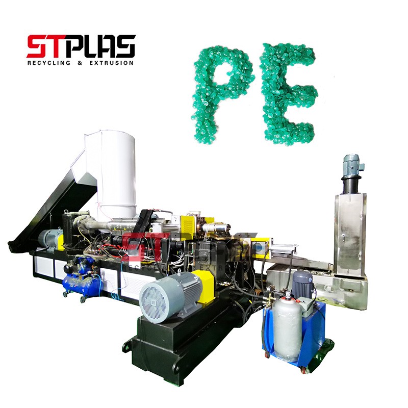 Plastic film pelletizing machine Waste film recycling and pelletizing production line