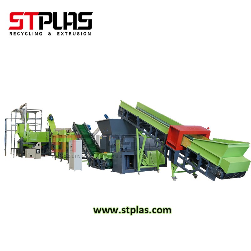 HDPE Pipe/bottles Recycling Machine line
