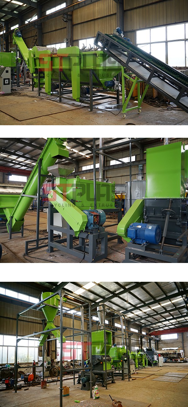 HDPE pipe recycling machine