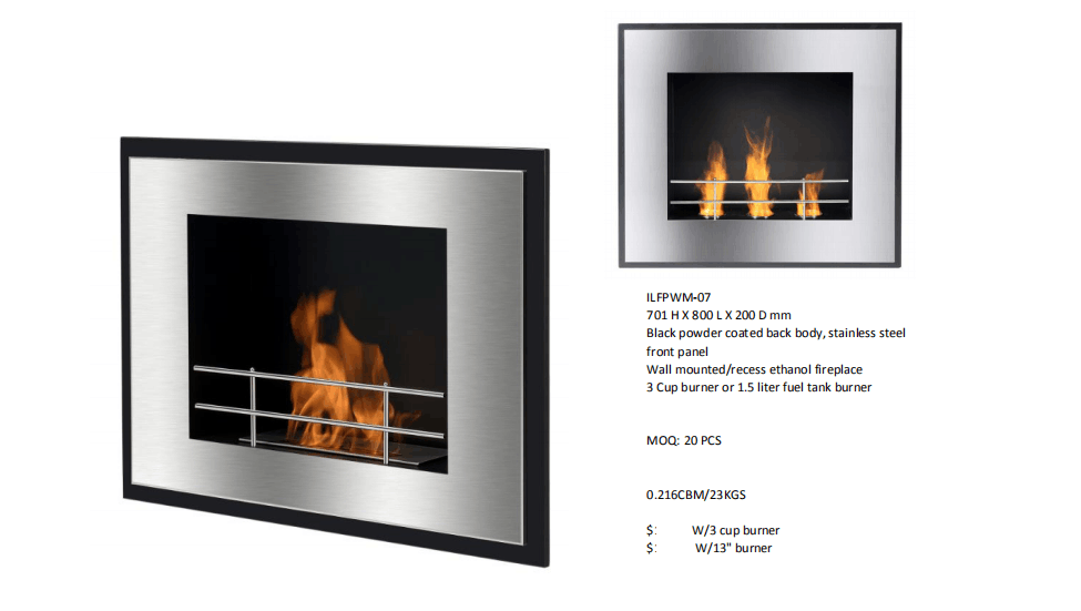 Buy Wall Mounted Hanging Gel Ethanol Fireplace Company Price