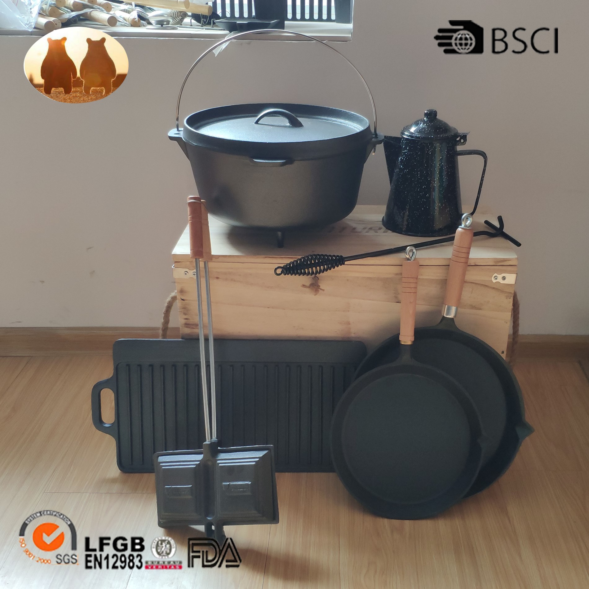 best cast iron camping cookware