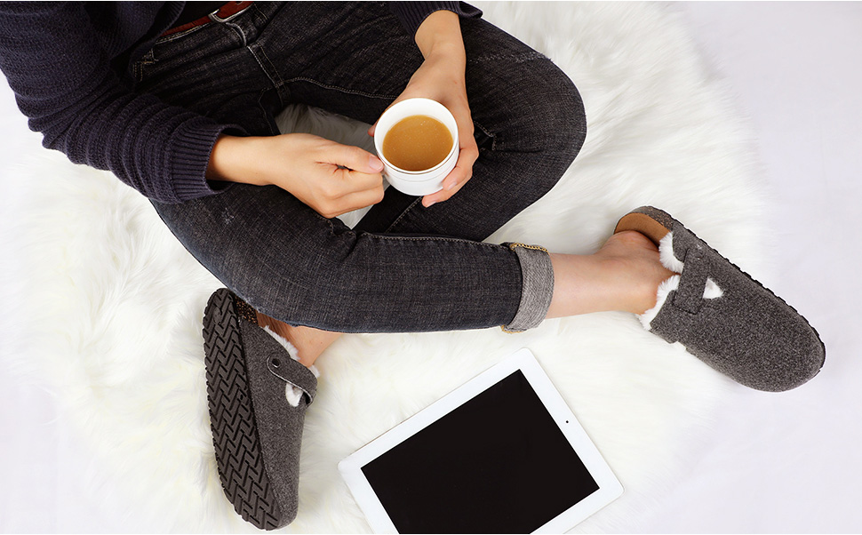 Shearling Clogs