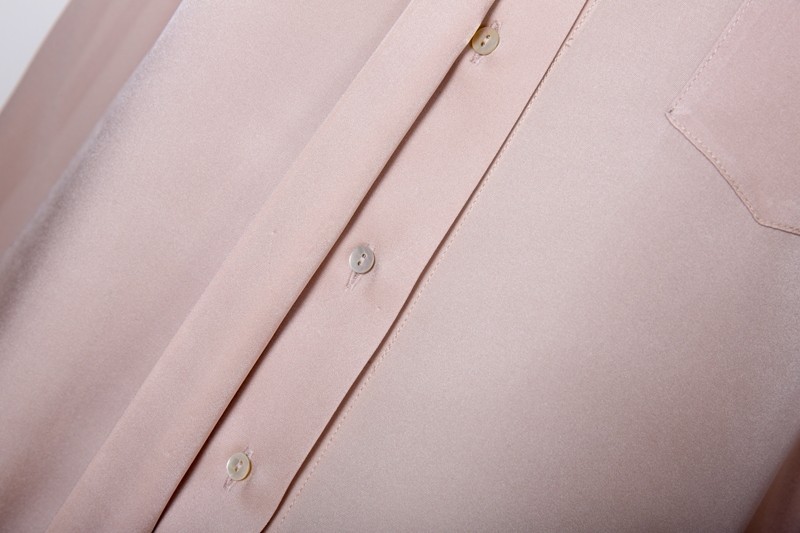 Pink Long Sleeve Silk Shirt Manufacturers, Pink Long Sleeve Silk Shirt Factory, Supply Pink Long Sleeve Silk Shirt