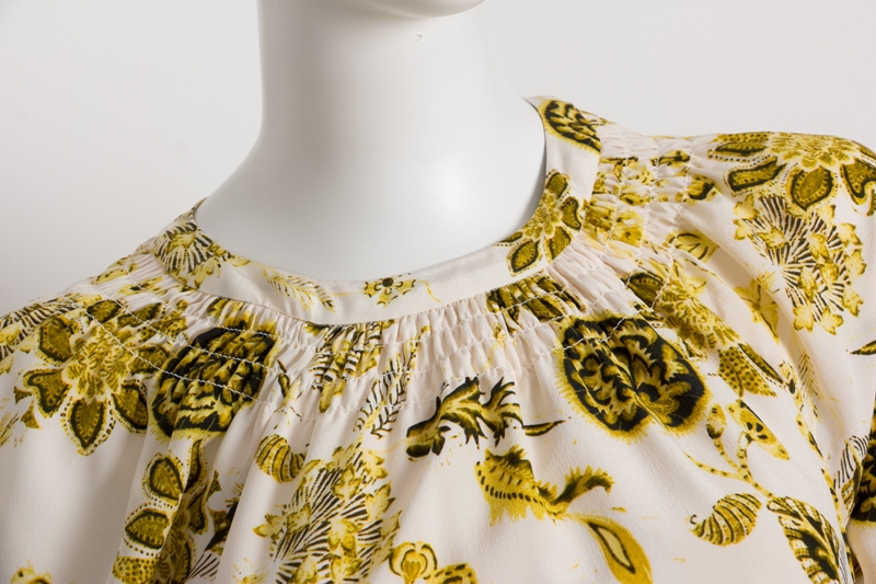 Yellow Printing Silk Dress Manufacturers, Yellow Printing Silk Dress Factory, Supply Yellow Printing Silk Dress