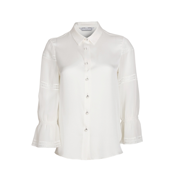 White Silk Shirt Manufacturers, White Silk Shirt Factory, Supply White Silk Shirt