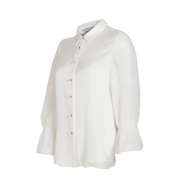White Silk Shirt Manufacturers, White Silk Shirt Factory, Supply White Silk Shirt
