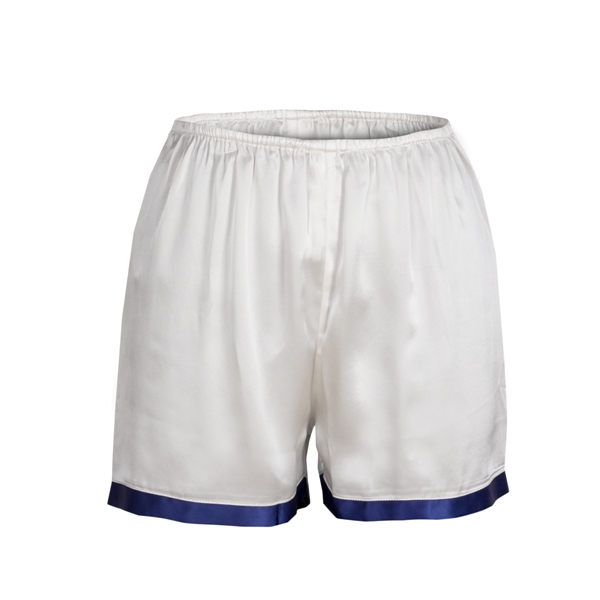 White Silk Shorts