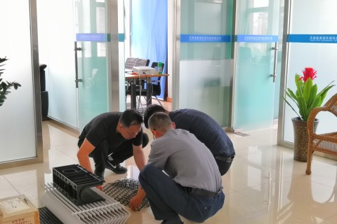 ujian untuk menyejukkan menara isi bersih baru
