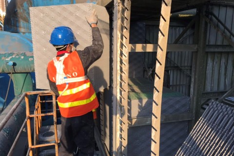 Latino cooling tower maintenance project