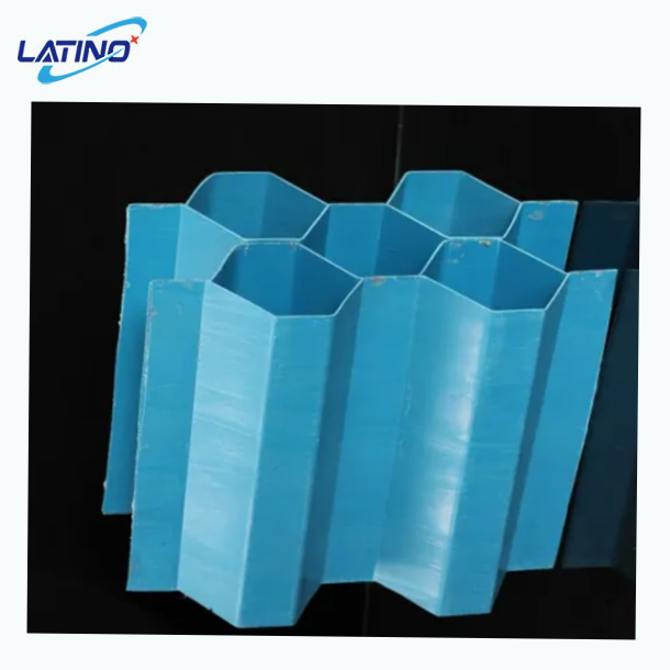 ผู้ตั้งถิ่นฐานท่อพีวีซีสีน้ำเงิน Lamella