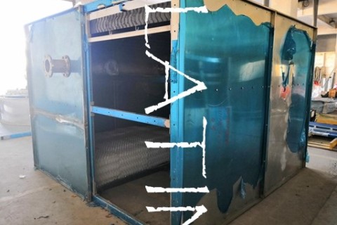 Tour de refroidissement de structure métallique pré-assemblé avant expédition