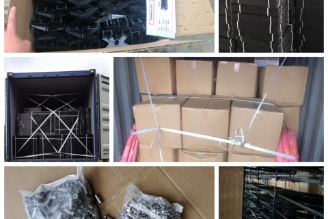 Installation de remplissage de grille de tour de refroidissement depuis Latino