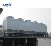 Tour de refroidissement combinée à contre-courant par évaporation utilisée industrielle d'écoulement transversal